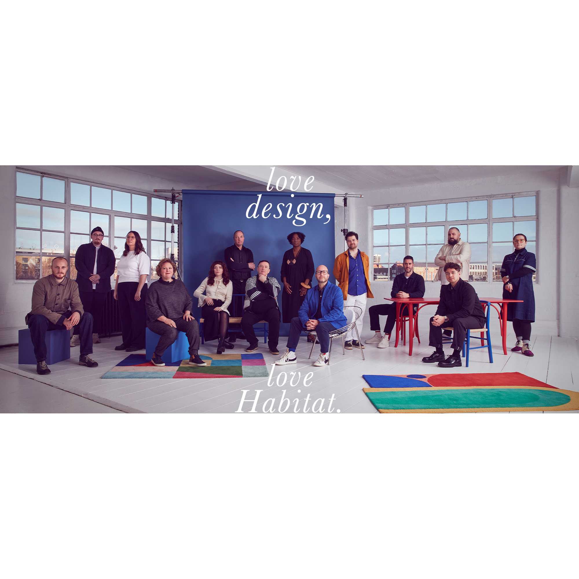 Habitat designers gathered for 60 years of Habitat collection.