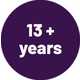 shop age 13 years and over.