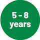 5-8 years.