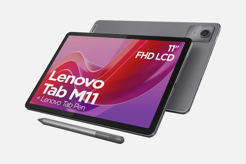 Lenovo Tab M11 11 Inch 128GB Tablet Bundle - Grey.
