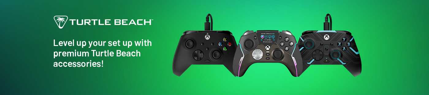 Turtle Beach. Level up your sel up with premium Turtle Beach accessories!