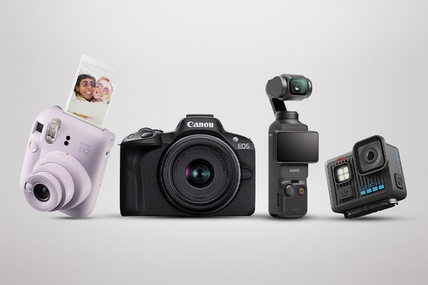 Capture the moment. Explore our range of cameras, content creation, drones, accessories and more.
