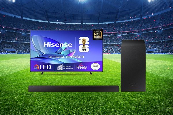 Get world cup ready. Score the ultimate set up.