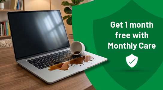 Get 1 month fee with monthly care.