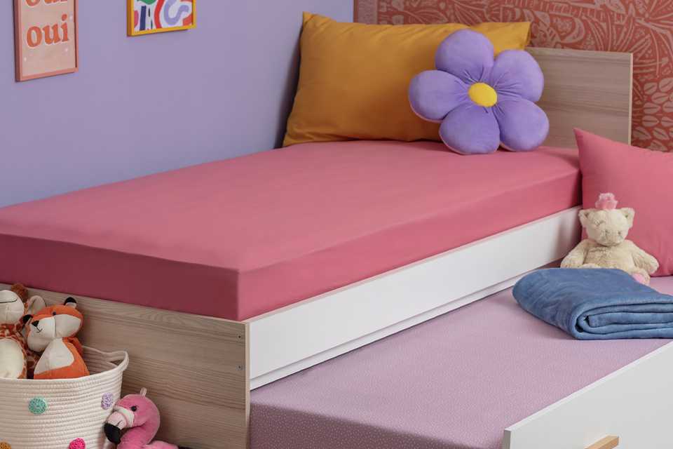 Habitat Kids Enchanted Pink 2 Pack Fitted Sheet - Toddler.
