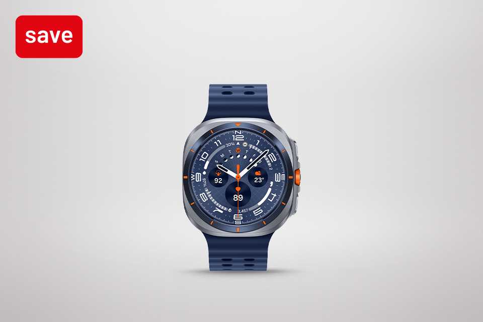 Save up to £100 on selected Samsung smart watches.