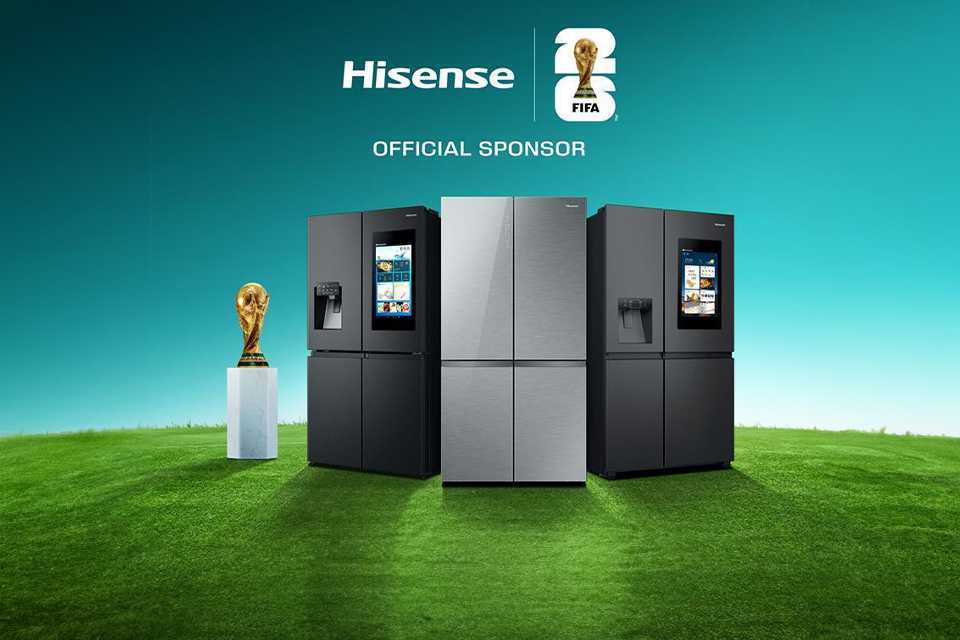 Hisense. Score a trip for four people to watch the FIFA World Cup 2026 Final when you buy selected Hisense fridge freezers.