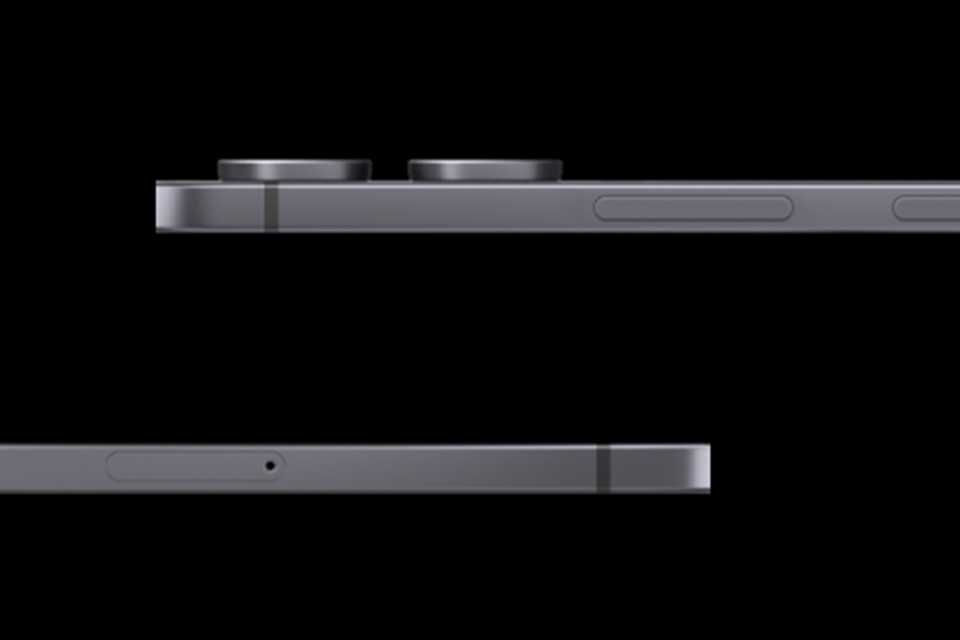 Illustration showing Samsung Galaxy Tab S11 thinness from side.