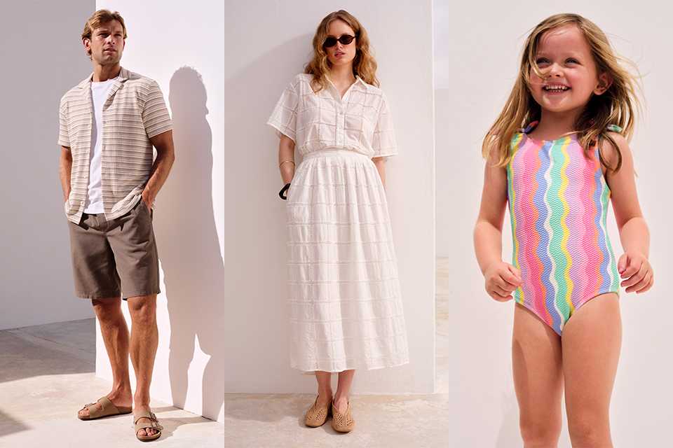 We’ve got you covered this season with classic summer must-haves all crafted with care at prices you love. Refresh your wardrobe with breezy linen shirts, breathable cotton essentials and high-quality sunsafe swimwear.