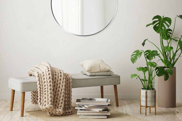 Habitat Round Metal Mirror - Silver.