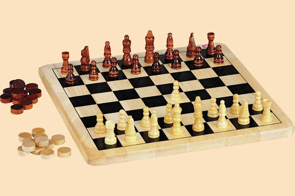 A chess board.