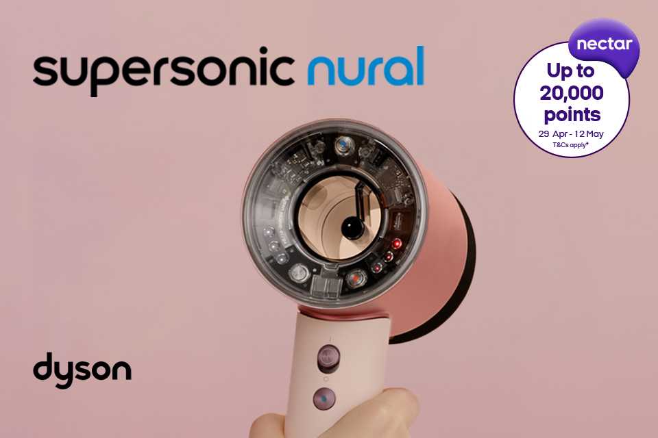 Get up to 20,000 points when you buy selected Dyson products.