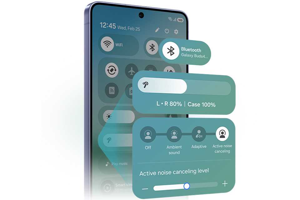 Samsung Galaxy smartphone showing One UI 8.5 interface