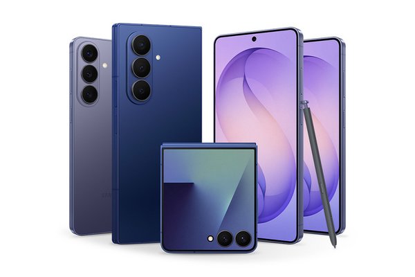 A collection of Samsung Galaxy smartphones against a white background.