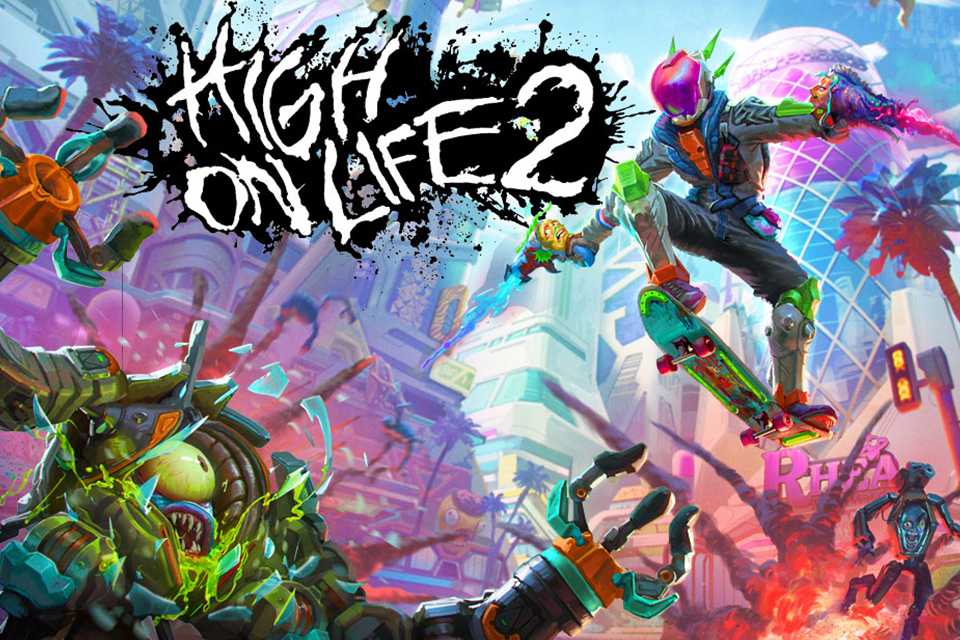 High on Life 2. Blast your way through enemies with an arsenal of charismatic alien firepower in high-octane, hyperactive combat.