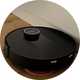 A Bosch Spotless Max Wet & Dry Robot vacuum cleaner cleaning a floor.