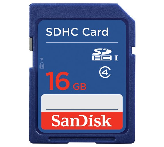 Buy SanDisk Blue SD Memory Card 16GB at Argos.co.uk Your Online