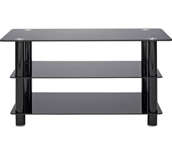 Buy Black Glass 42 Inch Slimline TV Stand at Argos.co.uk Your Online Shop for TV stands, TV