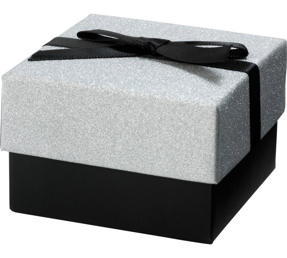 Buy Silver Glitter Jewellery Gift Box at Argos.co.uk Your Online Shop