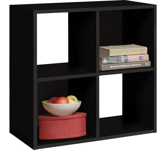 Buy HOME Squares 4 Cube Storage Unit Black at Argos.co.uk Your