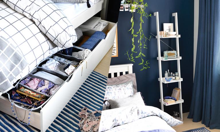 Bedroom storage ideas.