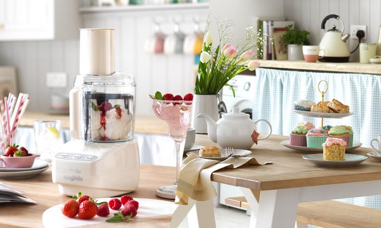 Retro inspired kitchen.