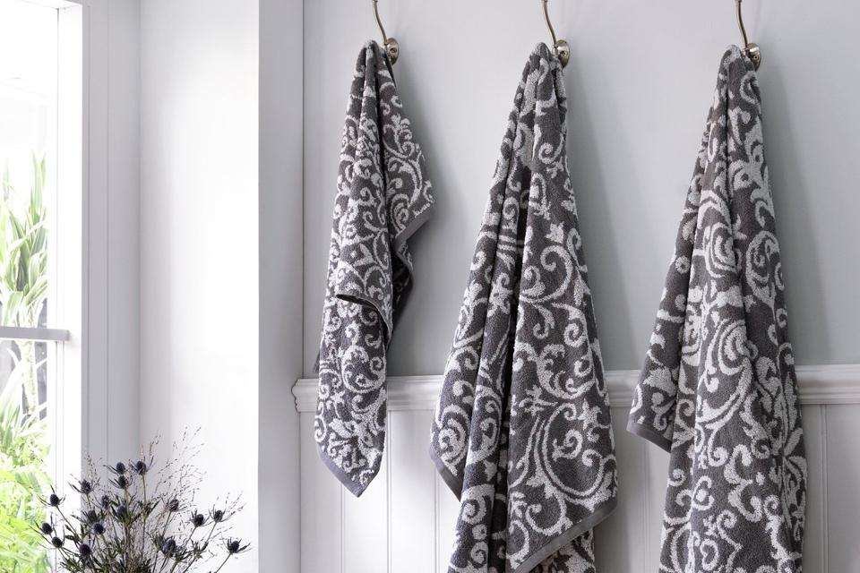Towel storage.