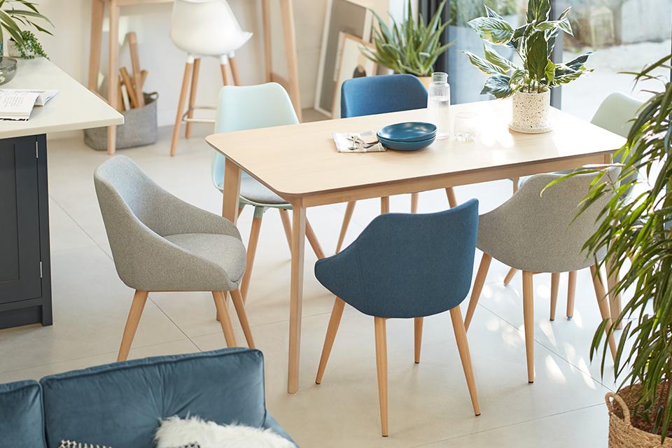 Combine rooms that naturally sit together.
