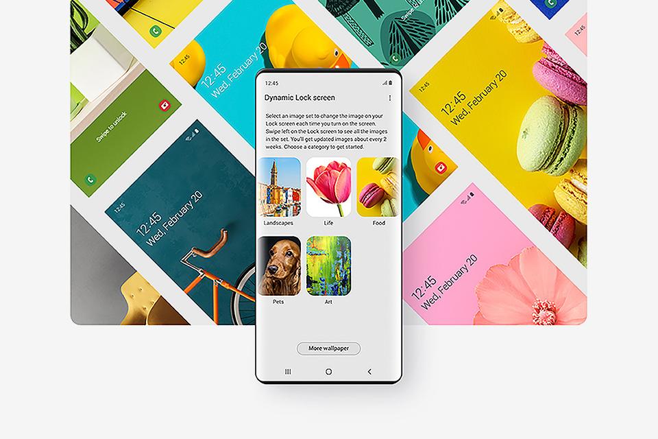 Samsung One UI.