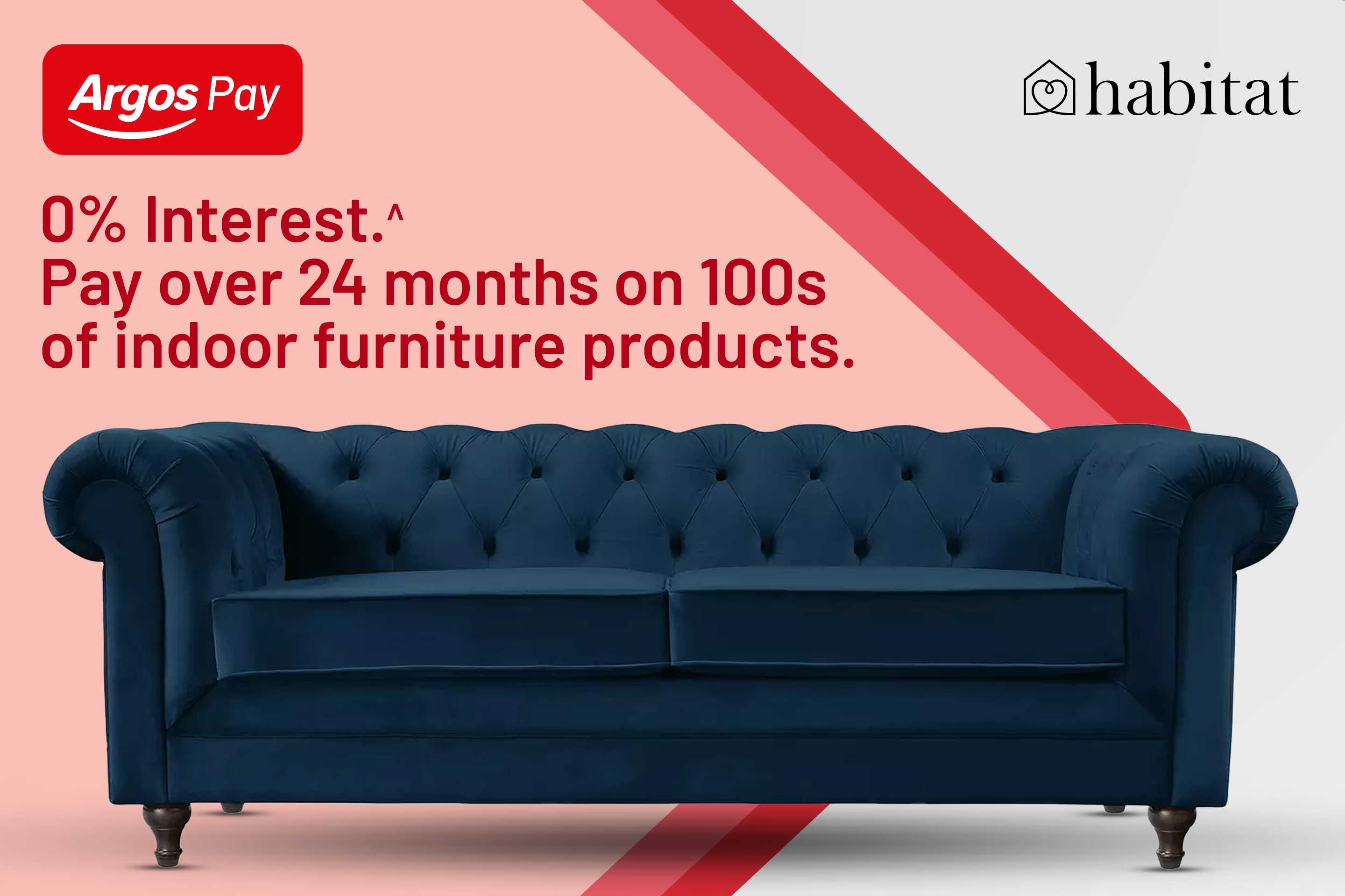 With Argos Pay, it's possible. ^Argos Pay Representative Example: Representative 34.9% APR (variable), 34.95% PA purchase rate (variable), £1200 assumed credit limit. Offer subject to status.*