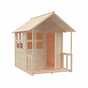 Wooden playhouses.