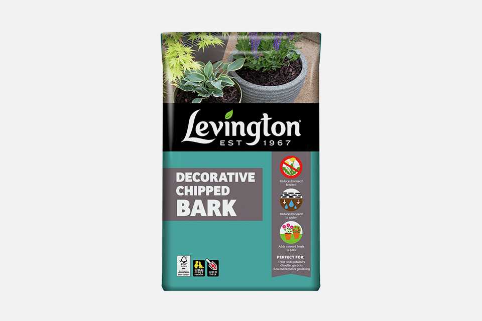 Levington Decorative Chipped Bark - 40L.