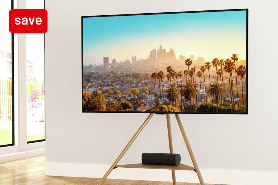 Save up to 50% off on selected TV stands and brackets.