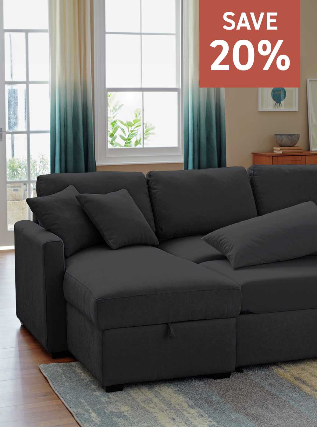 Save 20% on selected living room furniture. Includes sofas, armchairs and more. Shop now.