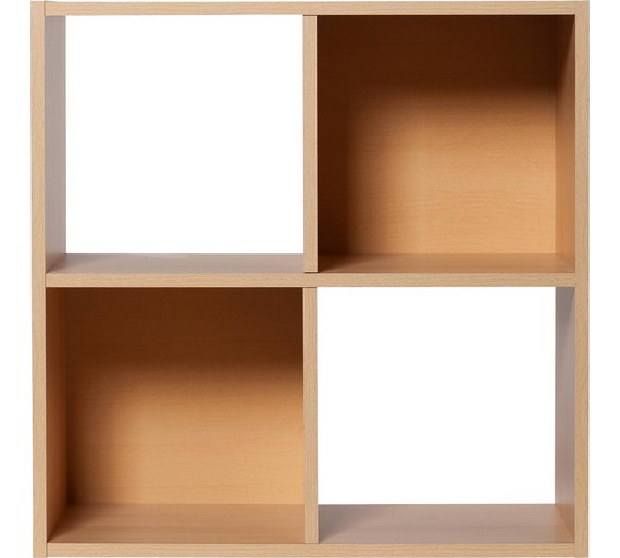 Buy HOME Squares 4 Cube Storage Unit Beech Effect at Argos.co.uk