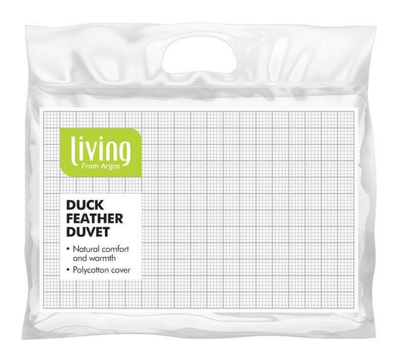 Buy HOME Duck Feather 10.5 Tog Duvet Kingsize at Argos.co.uk Your