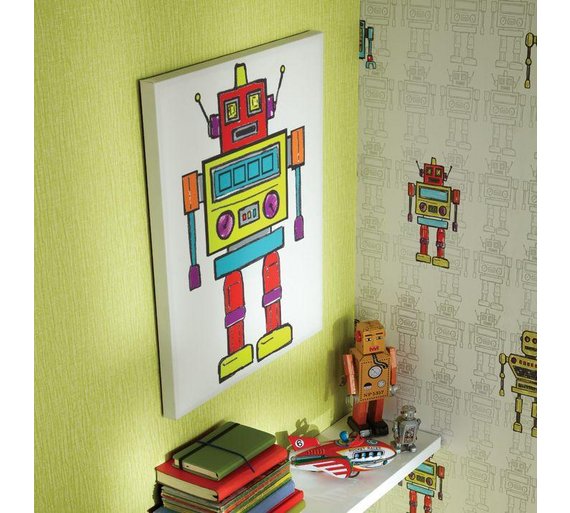 Buy Robot Light Up Printed Canvas at Argos.co.uk Your Online Shop for