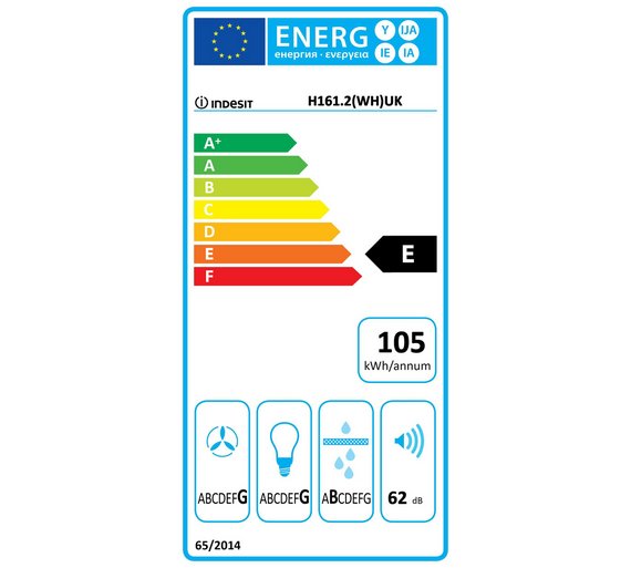 Buy Indesit H1612IX Visor Cooker Hood Stainless Steel at Argos.co.uk