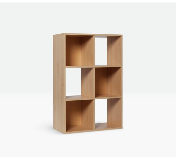 Buy HOME Squares 6 Cube Storage Unit Beech Effect at Argos.co.uk