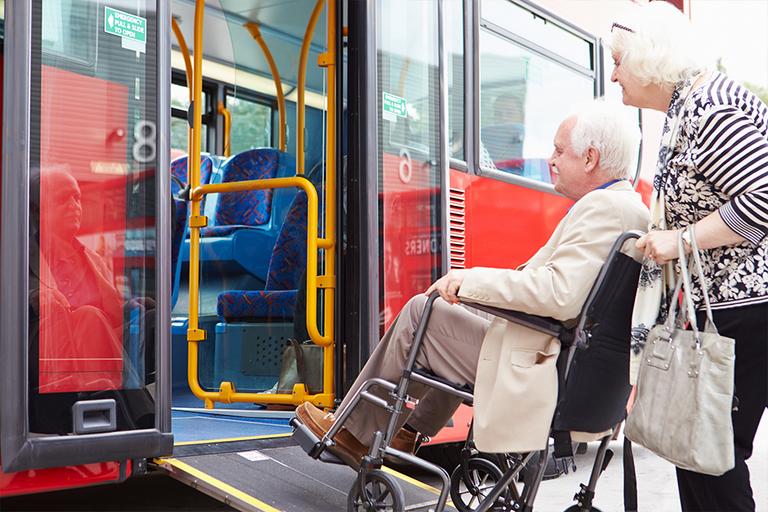 Travelling with a disability.