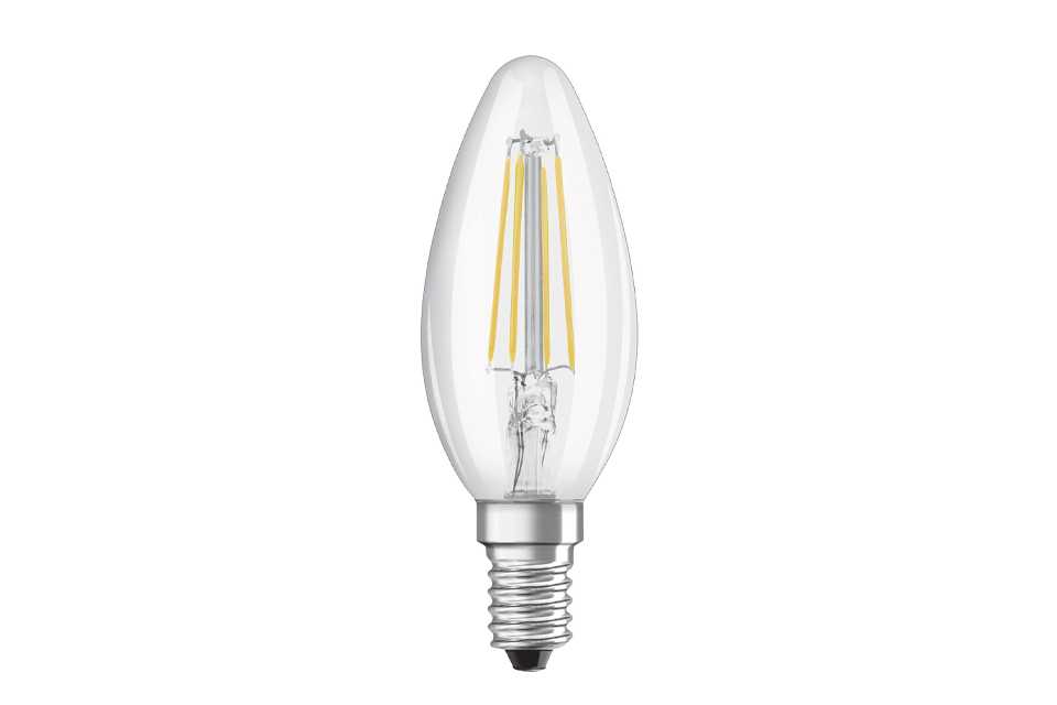 Candle light bulb.