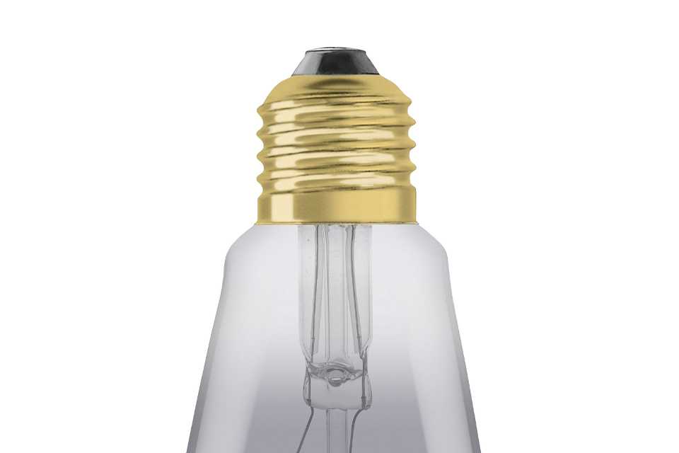 Edison screw light bulbs.