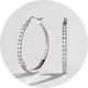 Hoop earrings.