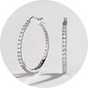 Hoop earrings.