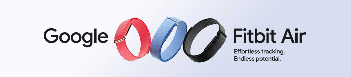 Google Fitbit Air. Effortless tracking. Endless potential.