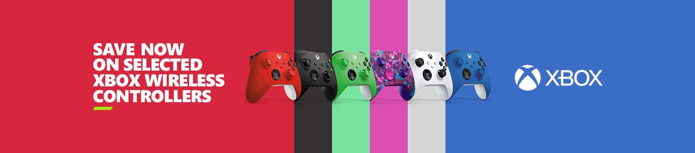 Xbox. Save now on selected Xbox wireless controllers.