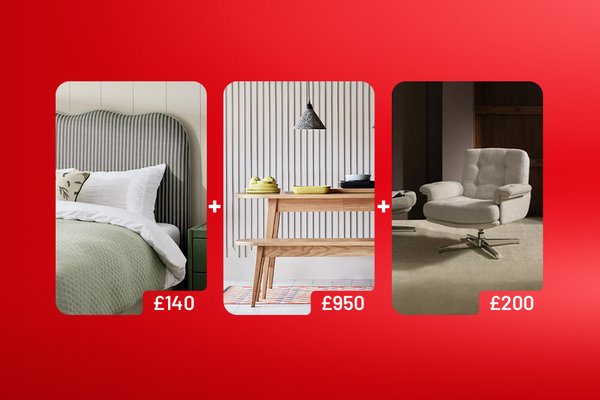 Spend and save on selected indoor furniture. Save £25 on £200 / Save £60 on £400 / Save £120 on £600 / Save £250 on £1000.