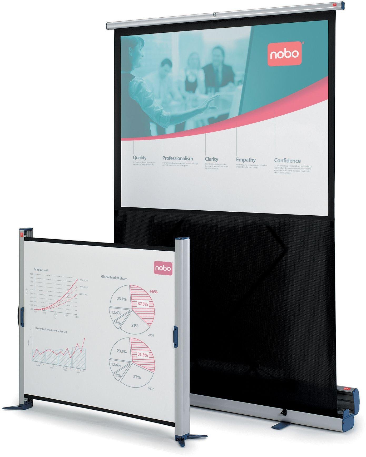 Buy Nobo Portable Floorstanding Projector Screen - 91x122cm at Argos.co