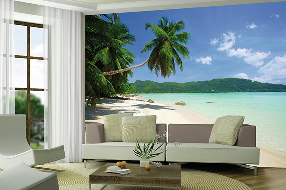Wall murals.