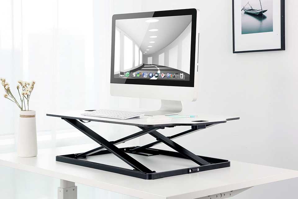 Ergonomic office desks.